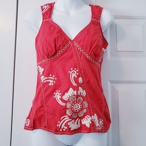 Anthro Edme & Esyllte Embroidered Tank Bustier 6